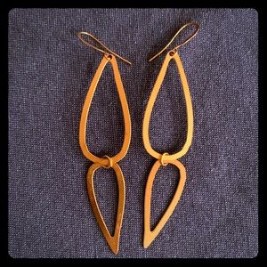 Gold earrings